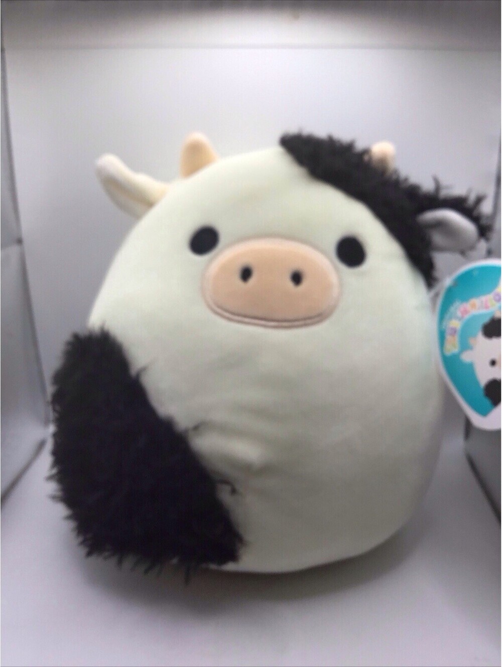 Squishmallow Connor The Fuzzy Cow Plush 8 Inch Stuffed Animal Toy